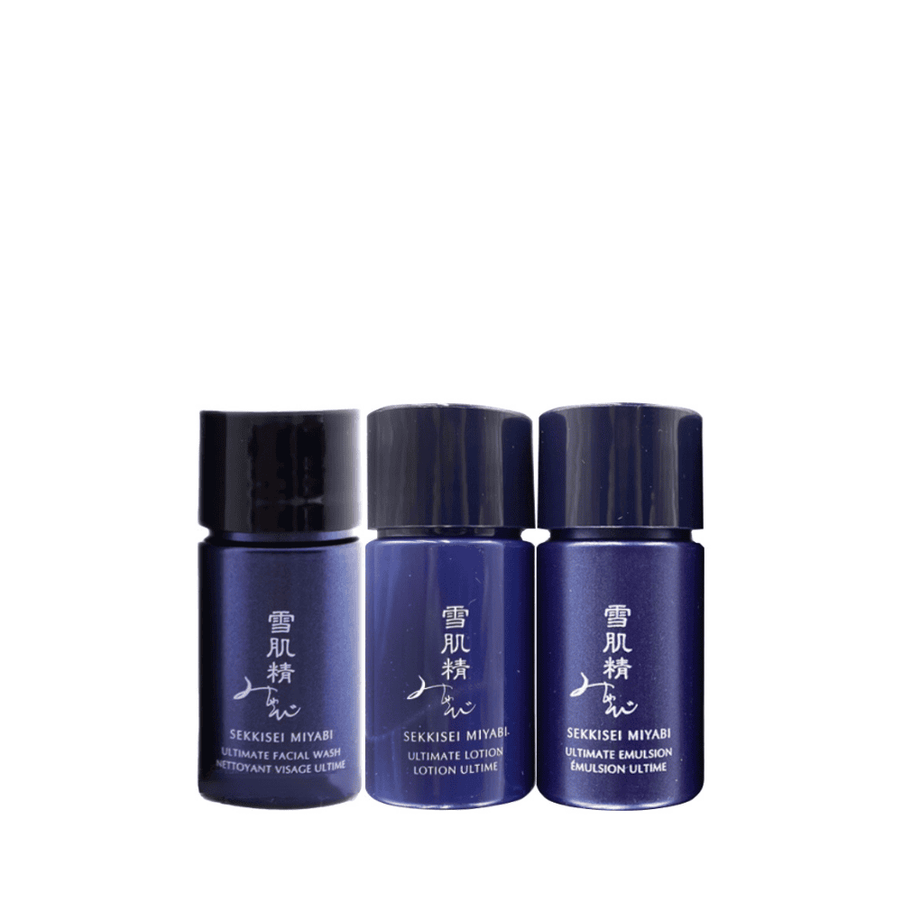 Receive 3 - pc Sekkisei Miyabi sampling kit (worth $24) with $200 nett spend on Kose (Gift with Purchase) - Metro Singapore Departmental Store - Celebrating 69 Years in SG