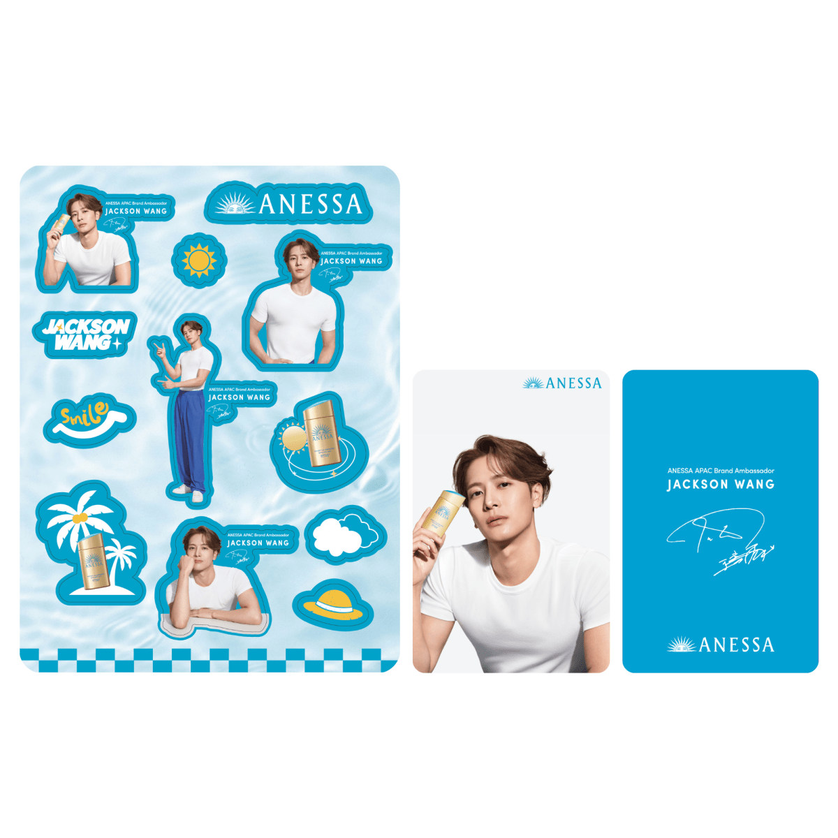 Receive a JacksonWangXANESSA Sticker & Photocard with any purchase on Anessa (Gift with Purchase) - Metro Singapore Departmental Store - Celebrating 69 Years in SG