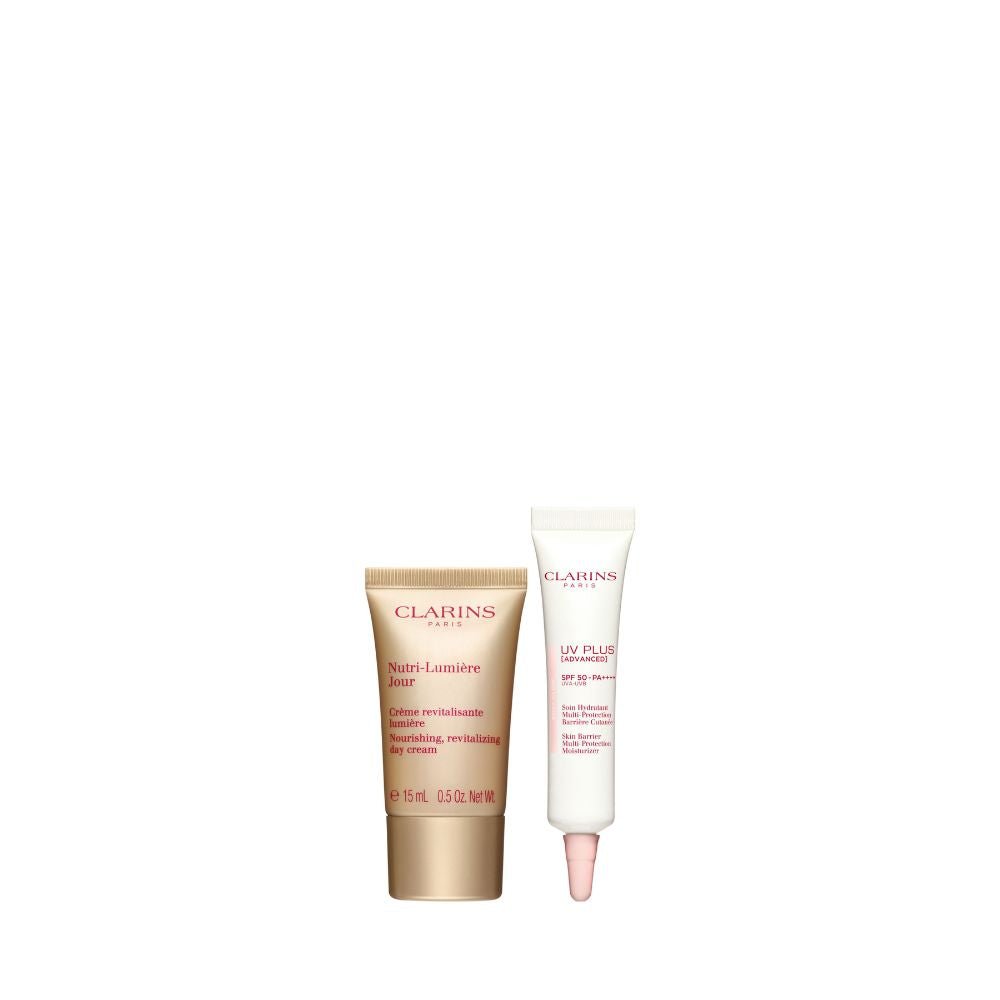 Receive an additional 2-pc gift (worth $150) with $300 nett spend on Clarins (Gift with Purchase) - Metro Singapore Departmental Store - Celebrating 69 Years in SG