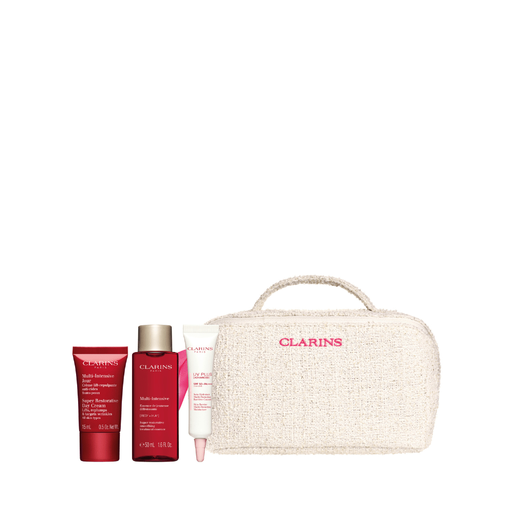 Receive an additional 4-pc gift (Worth $155) with $350 nett spend on Clarins (Gift with Purchase) - Metro Singapore Departmental Store - Celebrating 69 Years in SG