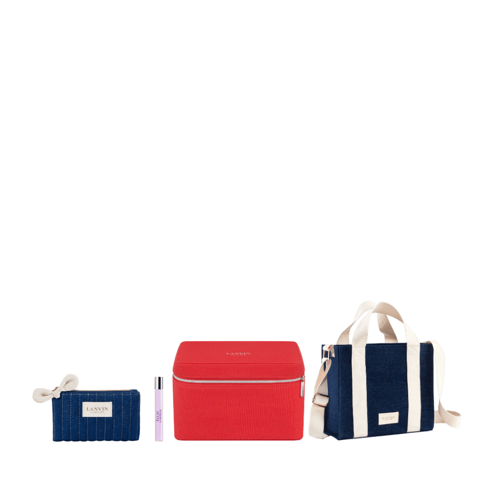 Receive an additional Purse Spray with Pouch, Vanity Pouch and Denim Bag with $200 nett spend on Lanvin (Gift with Purchase) - Metro Singapore Departmental Store - Celebrating 69 Years in SG