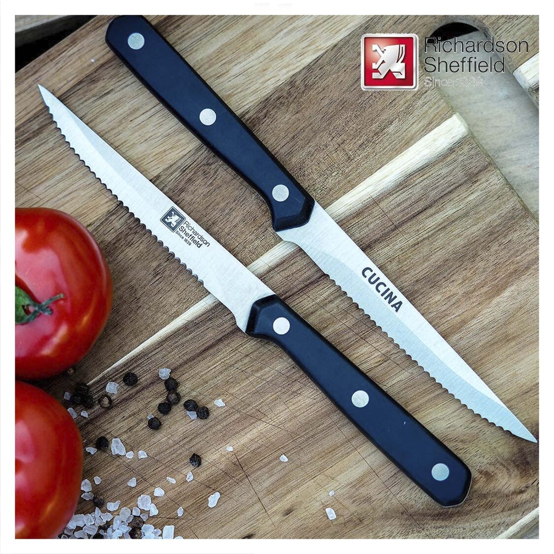 Richardson Sheffield 6 - Piece Steak Knife Set - Cucina (CU040) - Metro Singapore Departmental Store - Celebrating 69 Years in SG