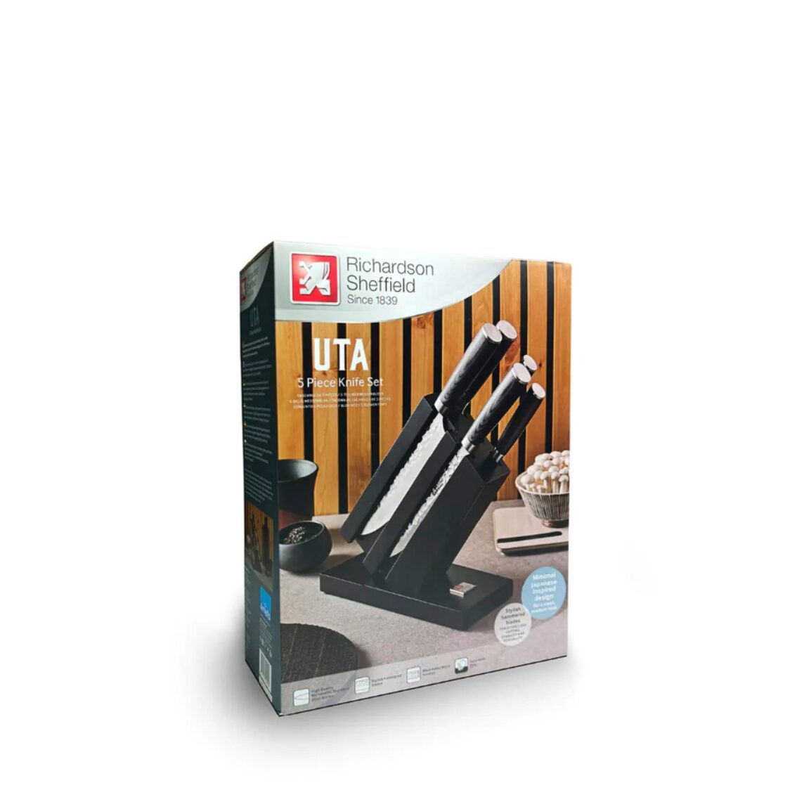 Richardson Sheffield (UK) UTA 5 - PC Knife Block Set (UTA - 5PC) - Metro Singapore Departmental Store - Celebrating 69 Years in SG