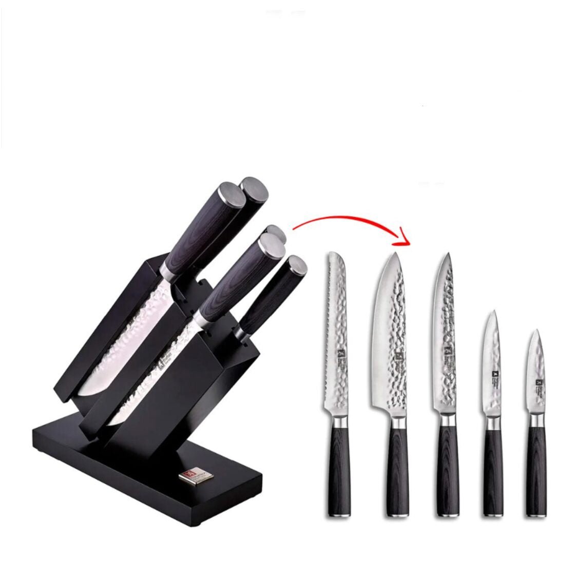 Richardson Sheffield (UK) UTA 5 - PC Knife Block Set (UTA - 5PC) - Metro Singapore Departmental Store - Celebrating 69 Years in SG