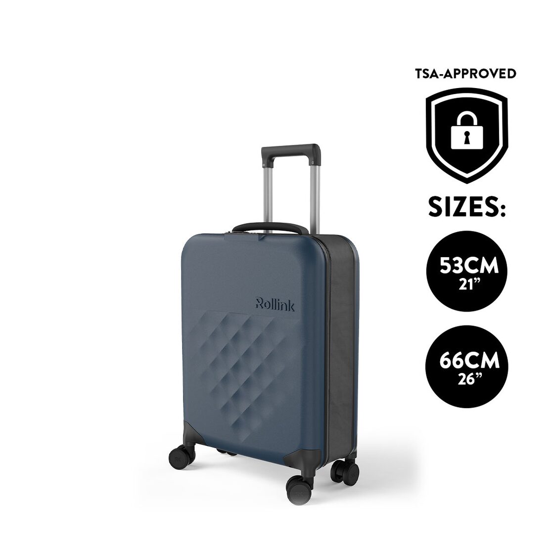 Rollink VEGA 360 Flex 4Wheel Spinner Luggage - Metro Singapore Departmental Store - Celebrating 69 Years in SG