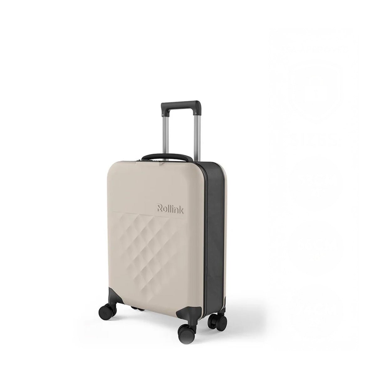 Rollink VEGA 360 Flex 4Wheel Spinner Luggage - Warm Grey - Metro Singapore Departmental Store - Celebrating 69 Years in SG