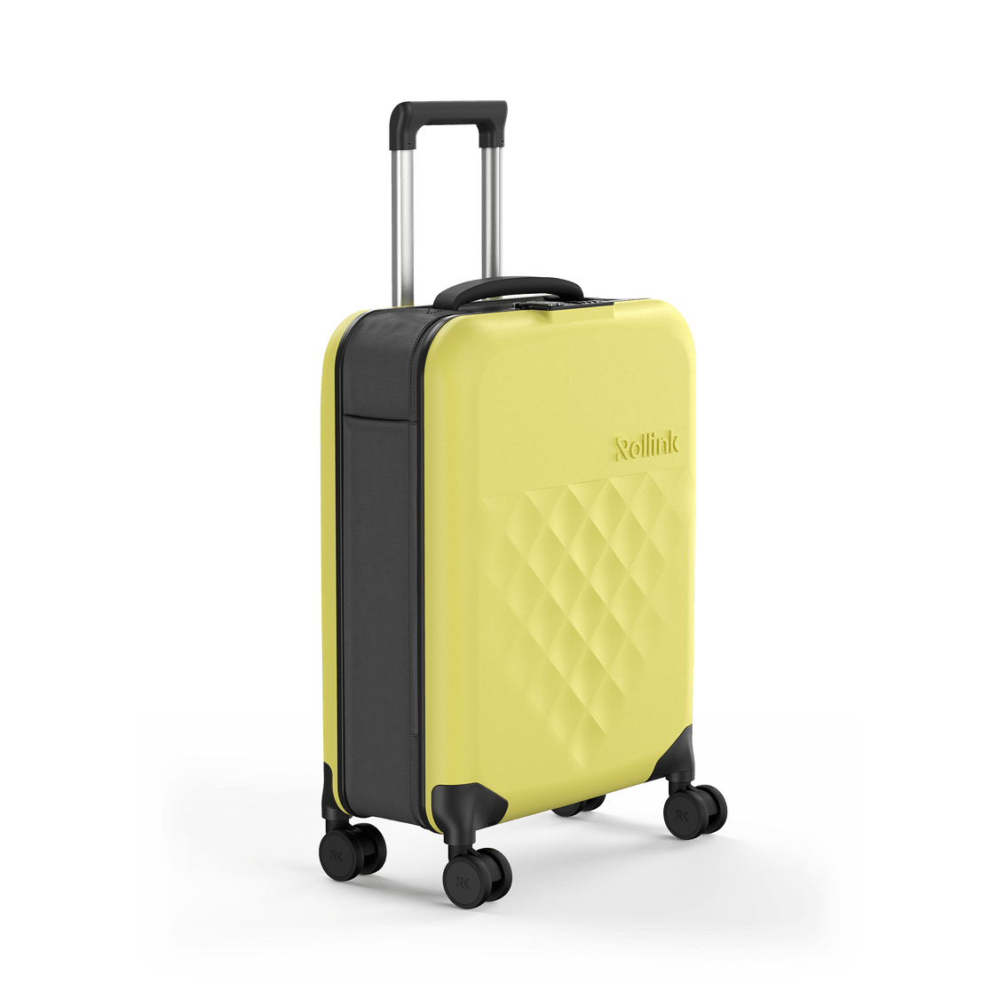 Rollink VEGA 360 Flex 4Wheel Spinner Luggage - Yellow Iris - Metro Singapore Departmental Store - Celebrating 69 Years in SG