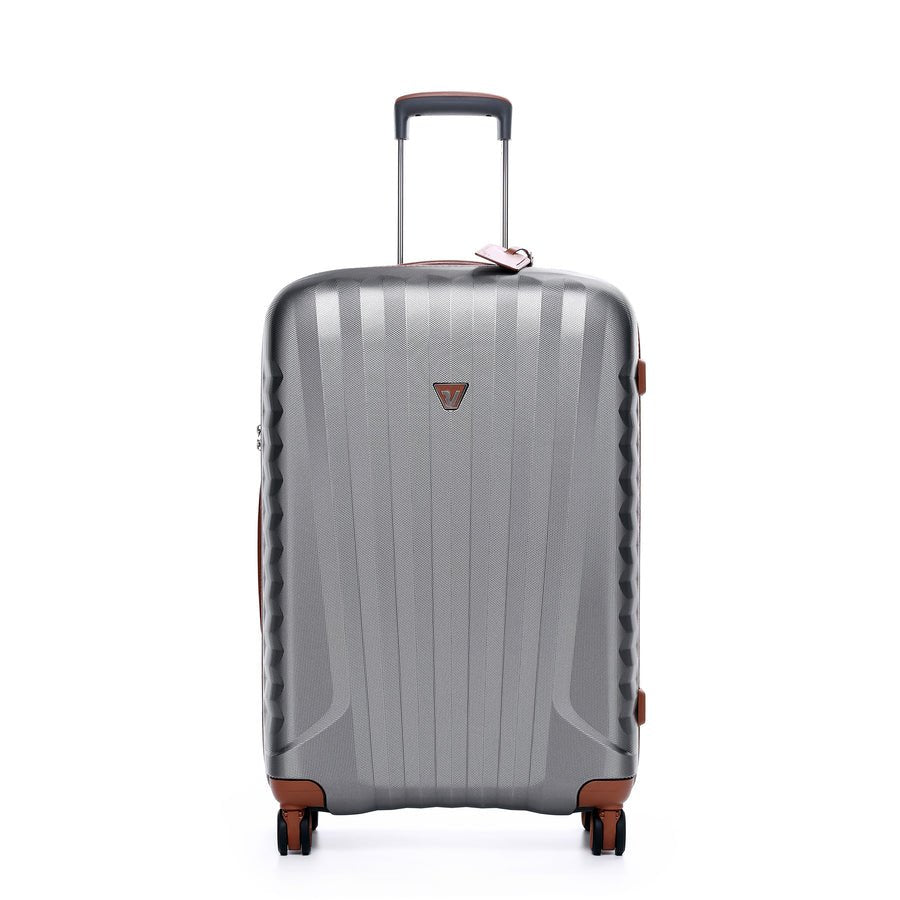 Roncato Elite 2.0 Polycarbonate Trolley Case 72cm Made in Italy, Cognac/Titanio Colour SKU 4428821 $569 + FREE 6IN1 PACKING CUBE - Metro Singapore Departmental Store - Celebrating 69 Years in SG