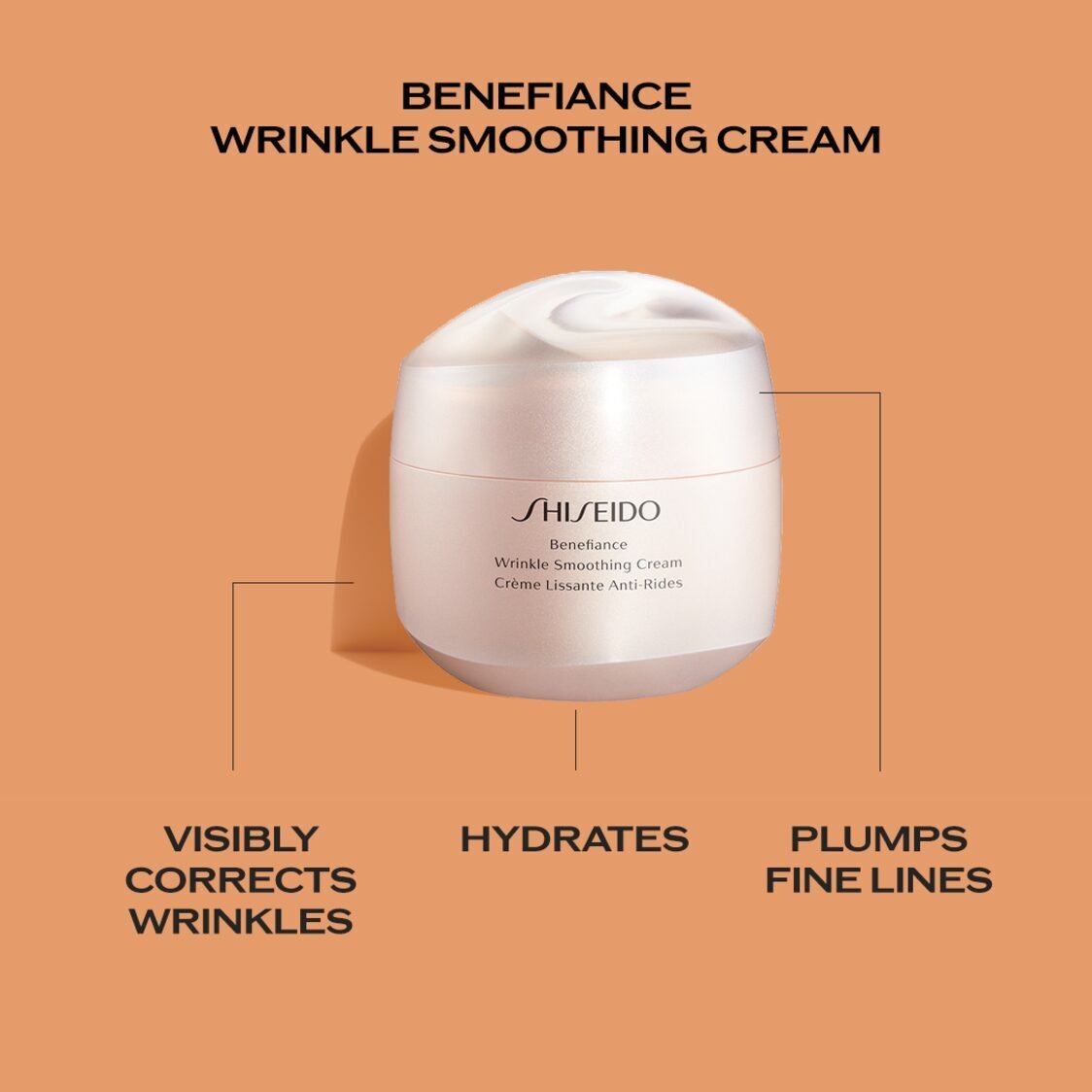 Shiseido Benefiance Wrinkle Smoothing Cream 50ml - Metro Singapore Departmental Store - Celebrating 69 Years in SG