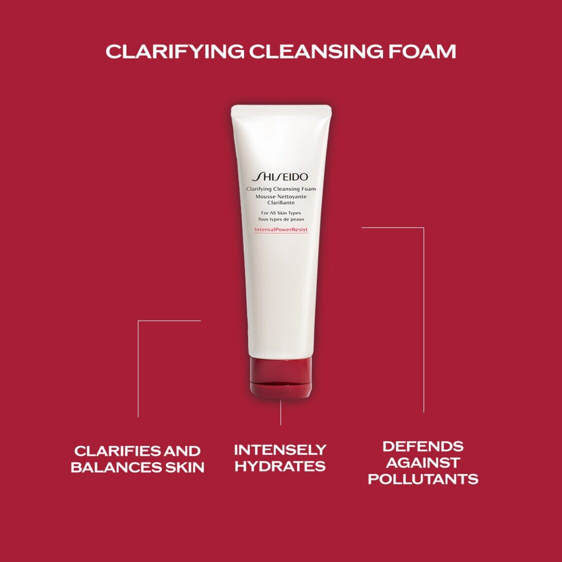 Shiseido Clarifying Cleansing Foam 125ml - Metro Singapore Departmental Store - Celebrating 69 Years in SG