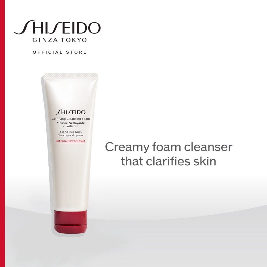 Shiseido Clarifying Cleansing Foam 125ml - Metro Singapore Departmental Store - Celebrating 69 Years in SG