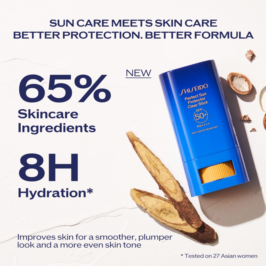 Shiseido Global SunCare Perfect Sun Protector Clear Stick - Metro Singapore Departmental Store - Celebrating 69 Years in SG
