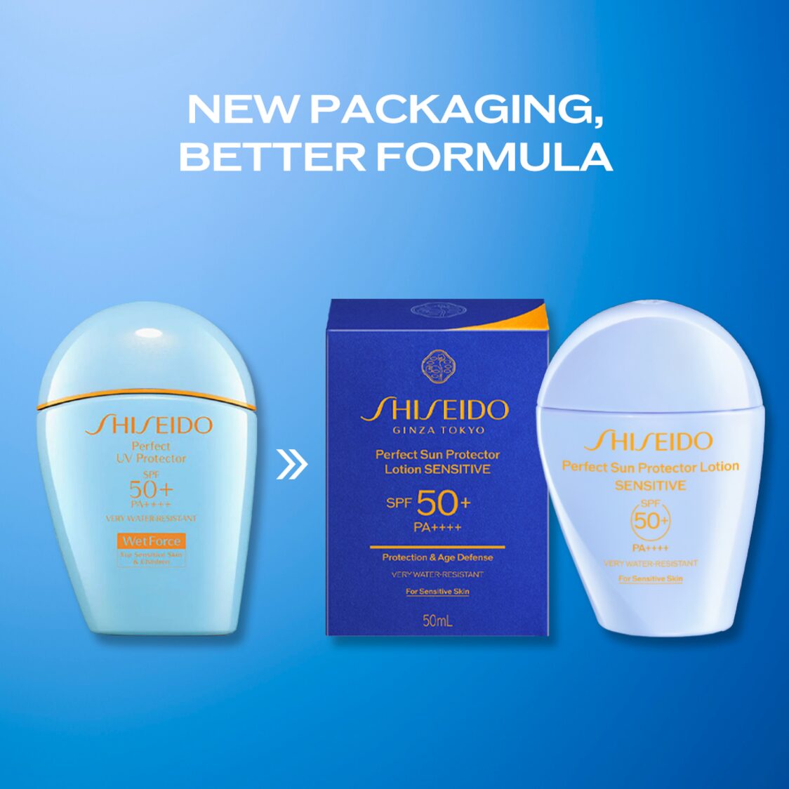 Shiseido Global SunCare Perfect Sun Protector Lotion Sensitive - Metro Singapore Departmental Store - Celebrating 69 Years in SG