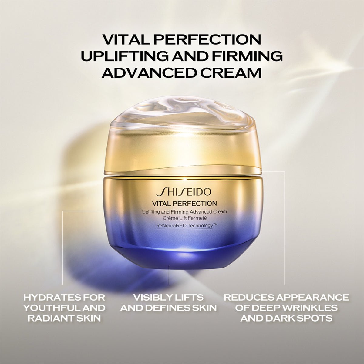 Shiseido Vital Perfection Uplifting and Firming Advanced Cream 50ml - Metro Singapore Departmental Store - Celebrating 69 Years in SG