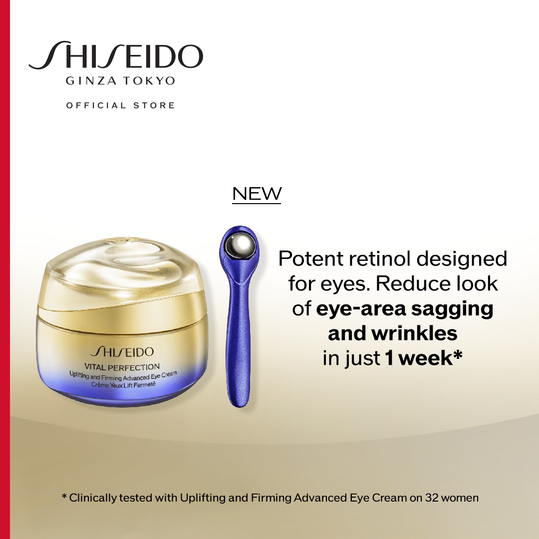 Shiseido Vital Perfection Uplifting and Firming Advanced Eye Cream - Metro Singapore Departmental Store - Celebrating 69 Years in SG
