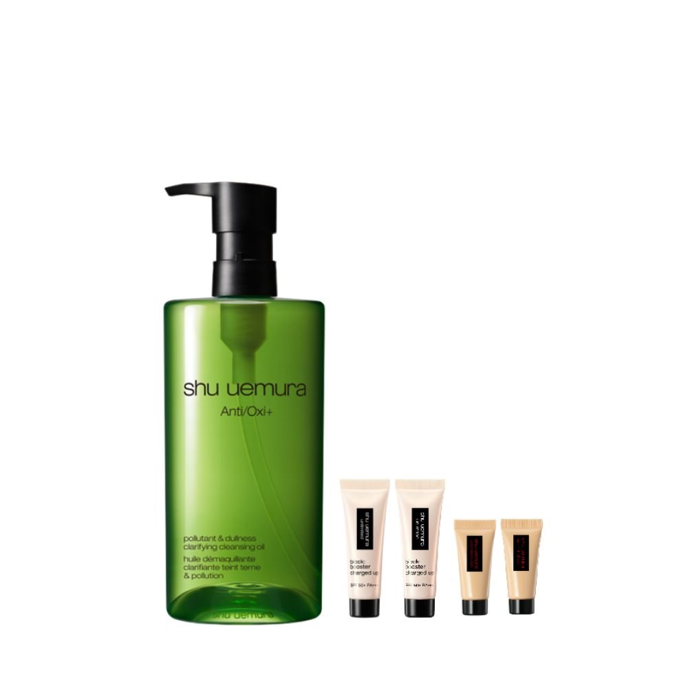 Shu Uemura Anti/Oxi+ Pollutant & Dullness Clarifying Cleansing Oil 450ml Set (worth $264) - Metro Singapore Departmental Store - Celebrating 69 Years in SG