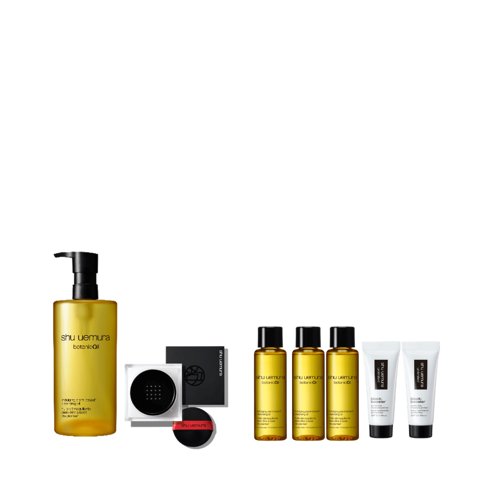 Shu Uemura Botanicoil Cleansing Oil 450ml & Mopo Loose Powder Set (worth $382) - Metro Singapore Departmental Store - Celebrating 69 Years in SG