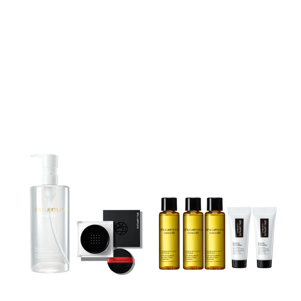 Shu Uemura Bright Oil Cleansing Oil 450ml & Mopo Loose Powder Set (worth $362) - Metro Singapore Departmental Store - Celebrating 69 Years in SG