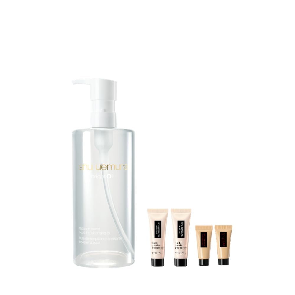Shu Uemura Bright Oil Radiance Boost Soothing Cleansing Oil 450ml Set (worth $264) - Metro Singapore Departmental Store - Celebrating 69 Years in SG