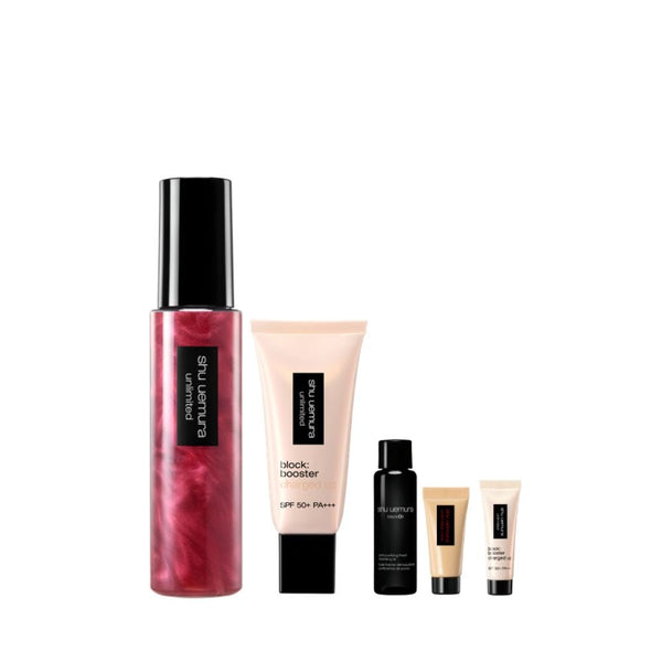 Shu Uemura Unlimted Mist & Block Booster Charged Up Set with 3-pc Gift - Metro Singapore Departmental Store - Celebrating 69 Years in SG