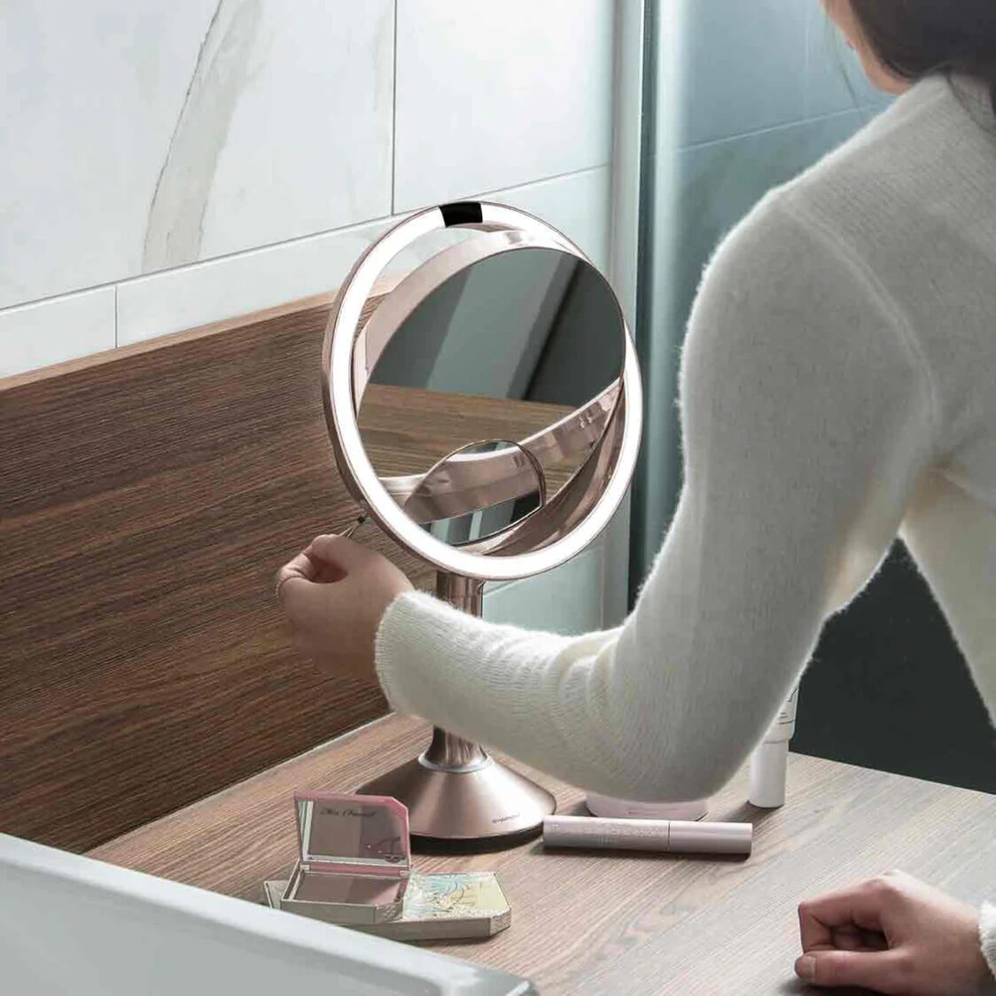 Simplehuman Sensor Mirror Trio 8" - Metro Singapore Departmental Store - Celebrating 69 Years in SG