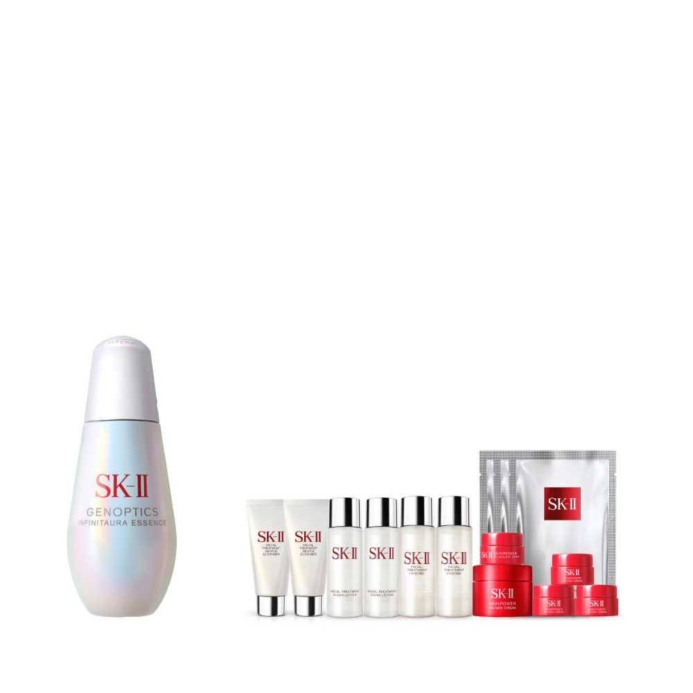 SK-II GenOptics InfinitAura Essence 75ml Set (worth $880) - Metro Singapore Departmental Store - Celebrating 69 Years in SG