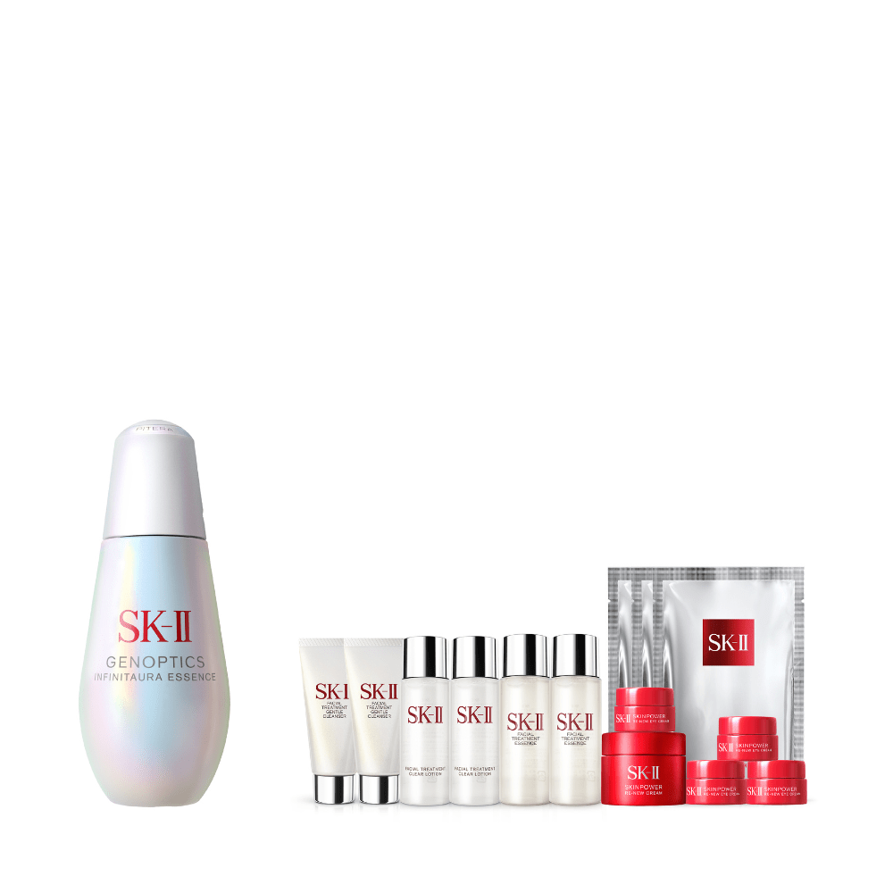 SK-II GenOptics InfinitAura Essence 75ml Set (Worth $880) - Metro Singapore Departmental Store - Celebrating 69 Years in SG