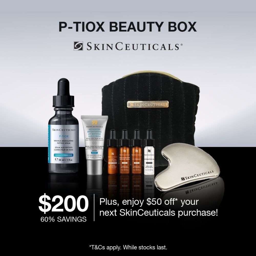 SkinCeuticals P-Tiox Beauty Box (Worth $503) - Metro Singapore Departmental Store - Celebrating 69 Years in SG