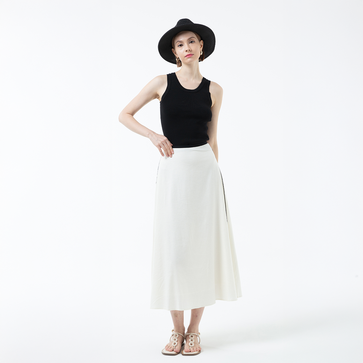 K/Woods Countour A-Line Skirt