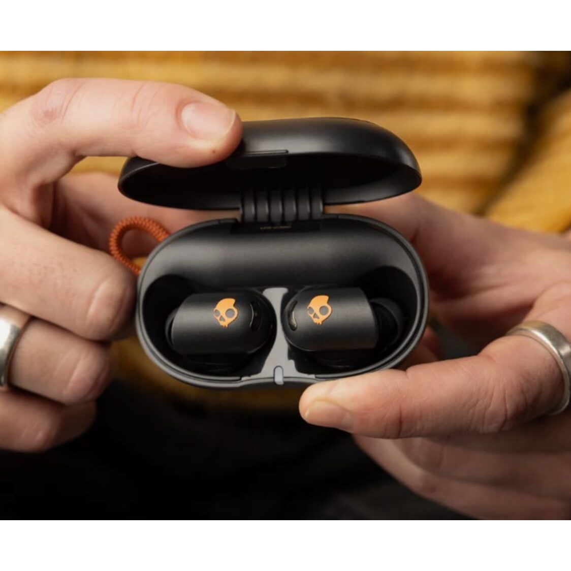 Skullcandy Sesh Active Anc True Wireless In - Ear - Black/Orange - Metro Singapore Departmental Store - Celebrating 69 Years in SG