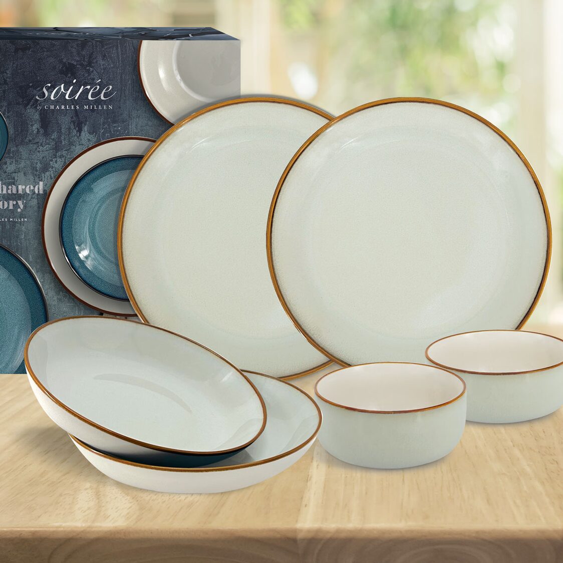 Soirée By Charles Millen 6pc Dining Set - Candere - Metro Singapore Departmental Store - Celebrating 69 Years in SG