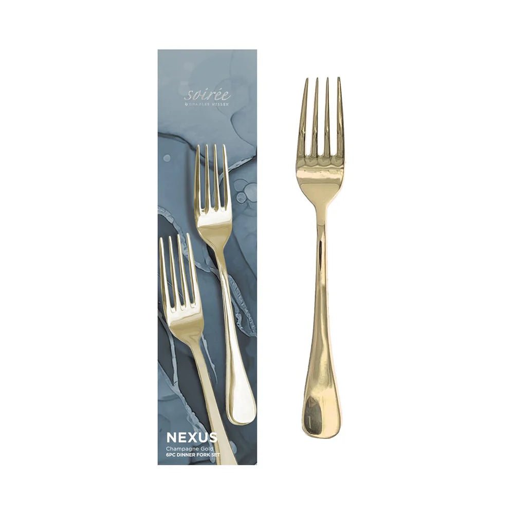 Soirée By Charles Millen Nexus 6Pc Dinner Fork - Metro Singapore Departmental Store - Celebrating 69 Years in SG