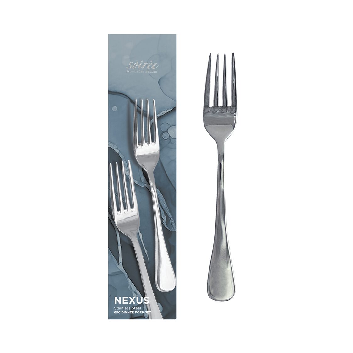 Soirée By Charles Millen Nexus 6Pc Dinner Fork - Metro Singapore Departmental Store - Celebrating 69 Years in SG