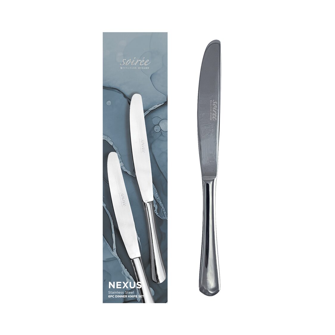 Soirée By Charles Millen Nexus 6Pc Dinner Knife - Metro Singapore Departmental Store - Celebrating 69 Years in SG