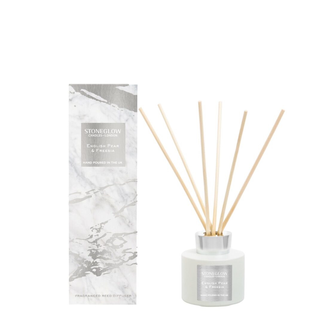 Stoneglow English Pear & Freesia Reed Diffuser 120ml - Metro Singapore Departmental Store - Celebrating 69 Years in SG