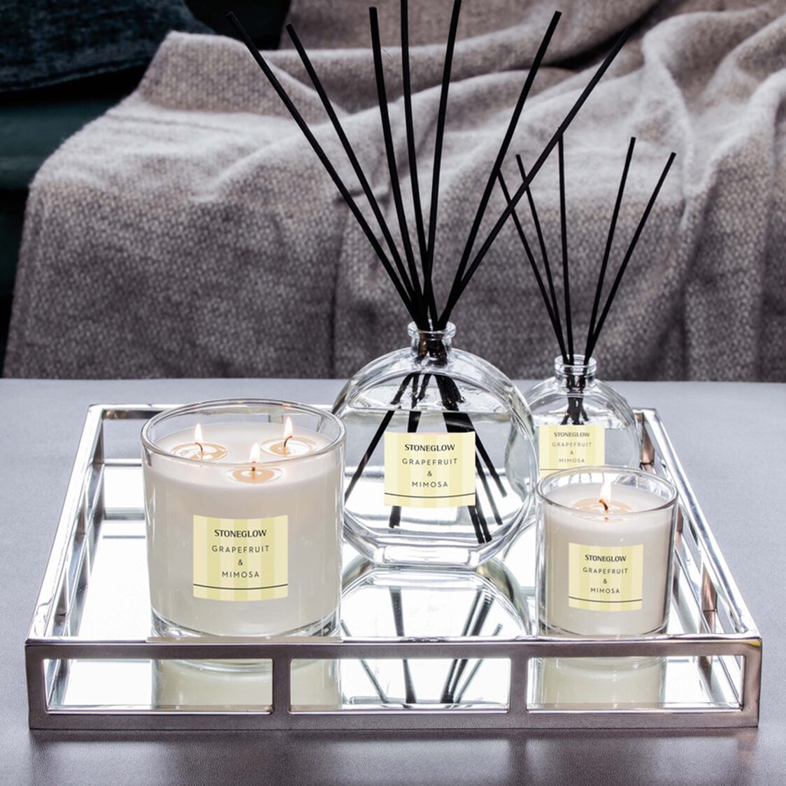 Stoneglow Grapefruit & Mimosa Diffuser 120ml - Metro Singapore Departmental Store - Celebrating 69 Years in SG