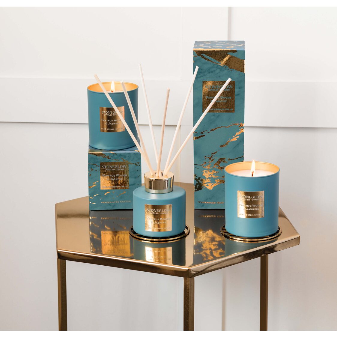 Stoneglow Papyrus Woods & Jasmine Diffuser 120ml - Metro Singapore Departmental Store - Celebrating 69 Years in SG