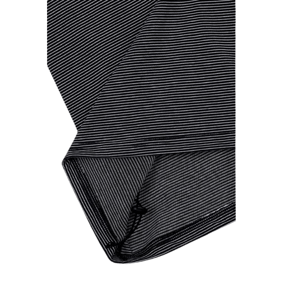 Studio Tomboy Hem String One Pocket Stripe T-Shirt - Black - Metro Singapore Departmental Store - Celebrating 69 Years in SG