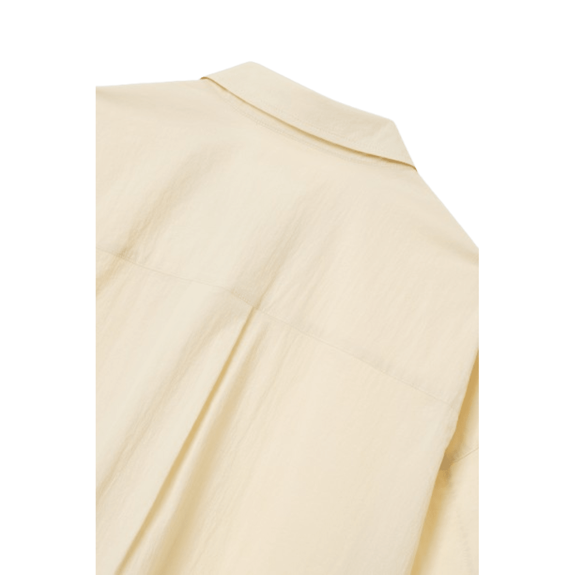Studio Tomboy Neck Shirring Short Sleeve Shirt - Cream - Metro Singapore Departmental Store - Celebrating 69 Years in SG
