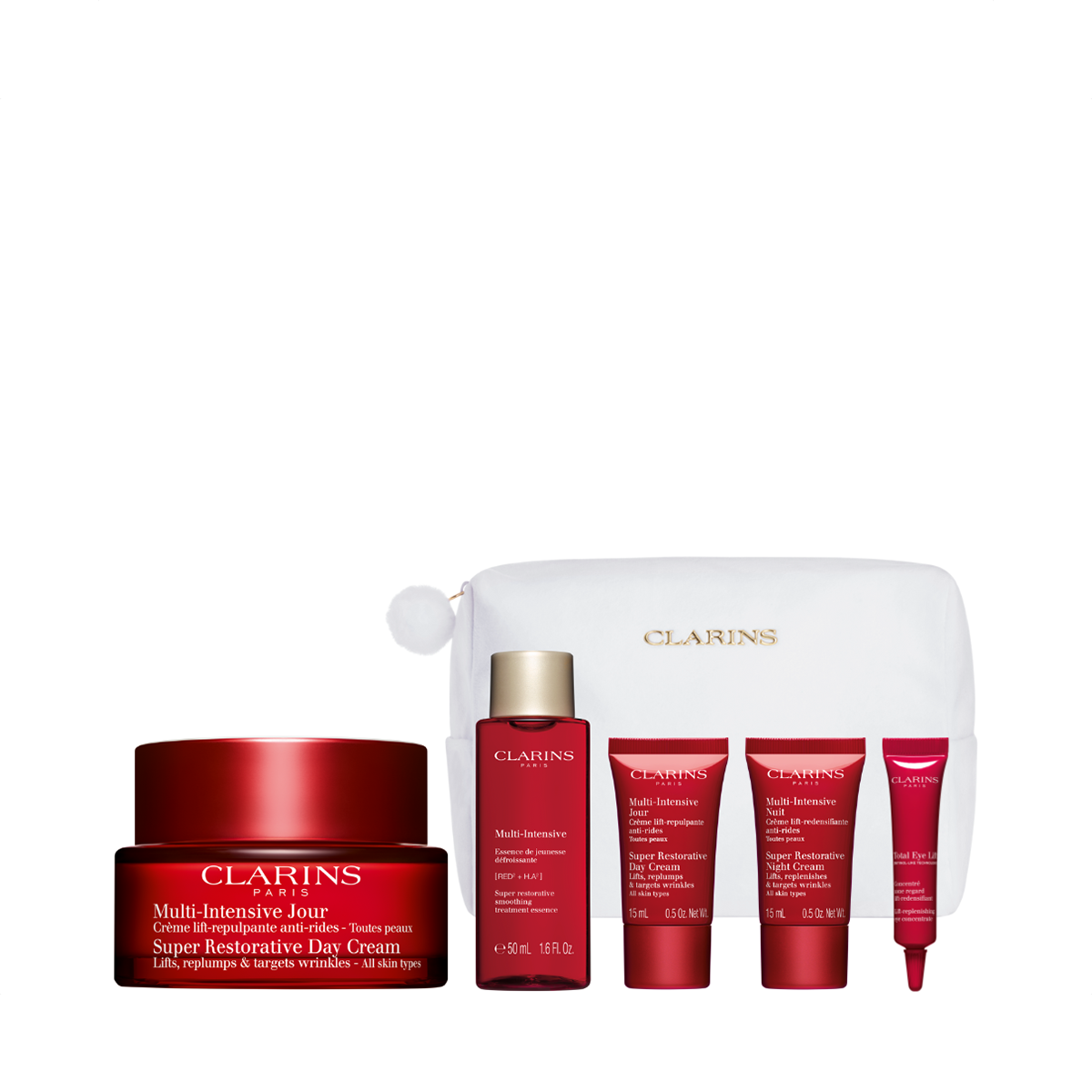 Clarins Super Restorative Day Cream 50ml Set (Worth $502)