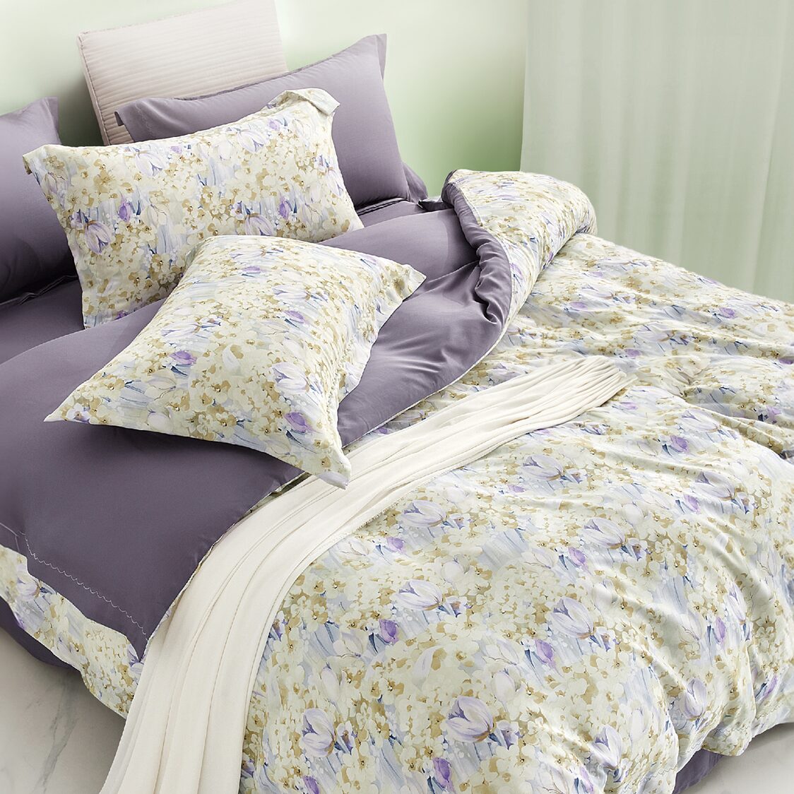 Suzanne Sobelle 100% Lyocell Fibre Bed Linen - Lavine - Metro Singapore Departmental Store - Celebrating 69 Years in SG