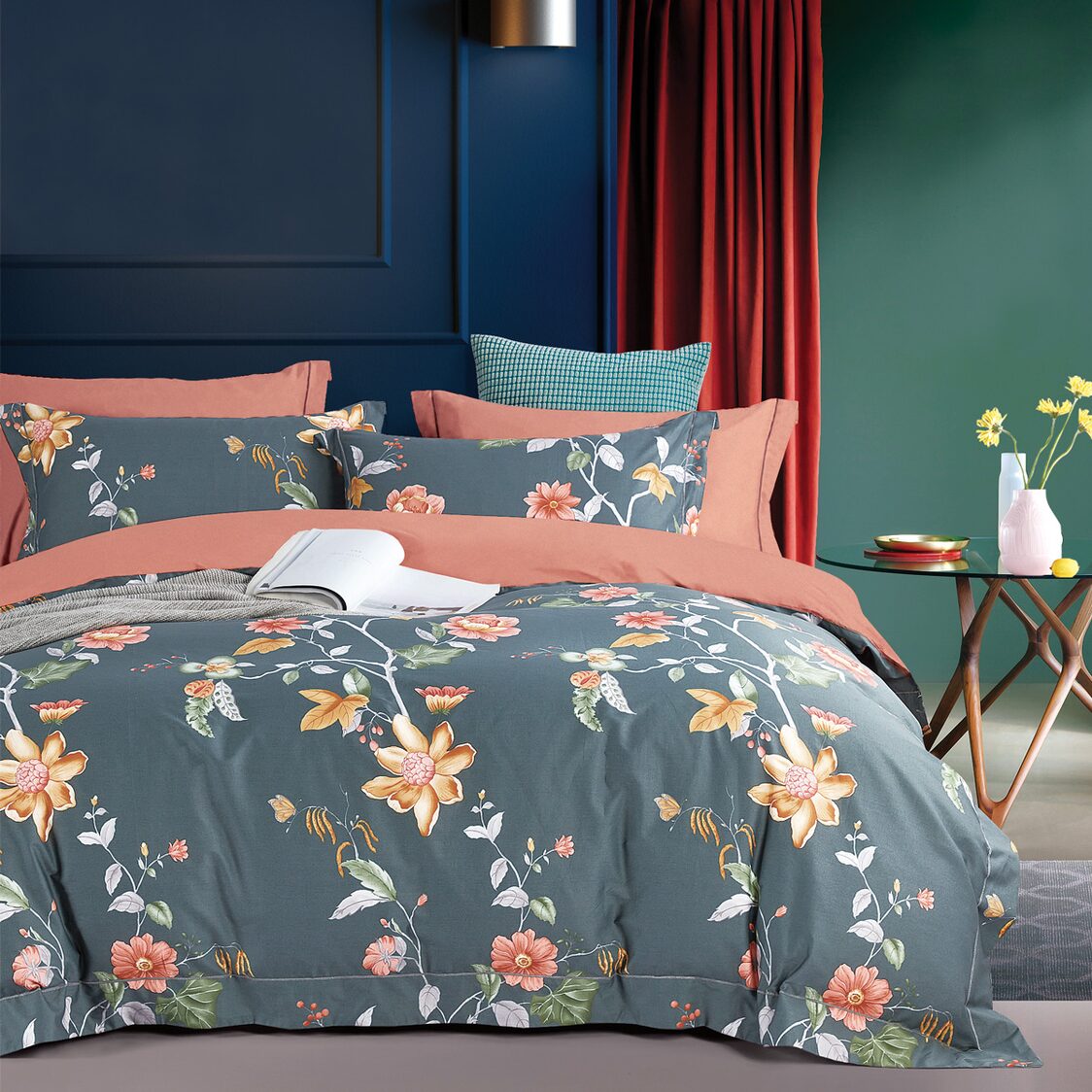 Suzanne Sobelle Bloomsbury 71 Juliet Deluxe Fitted Sheet Set / Bed Set - Metro Singapore Departmental Store - Celebrating 69 Years in SG