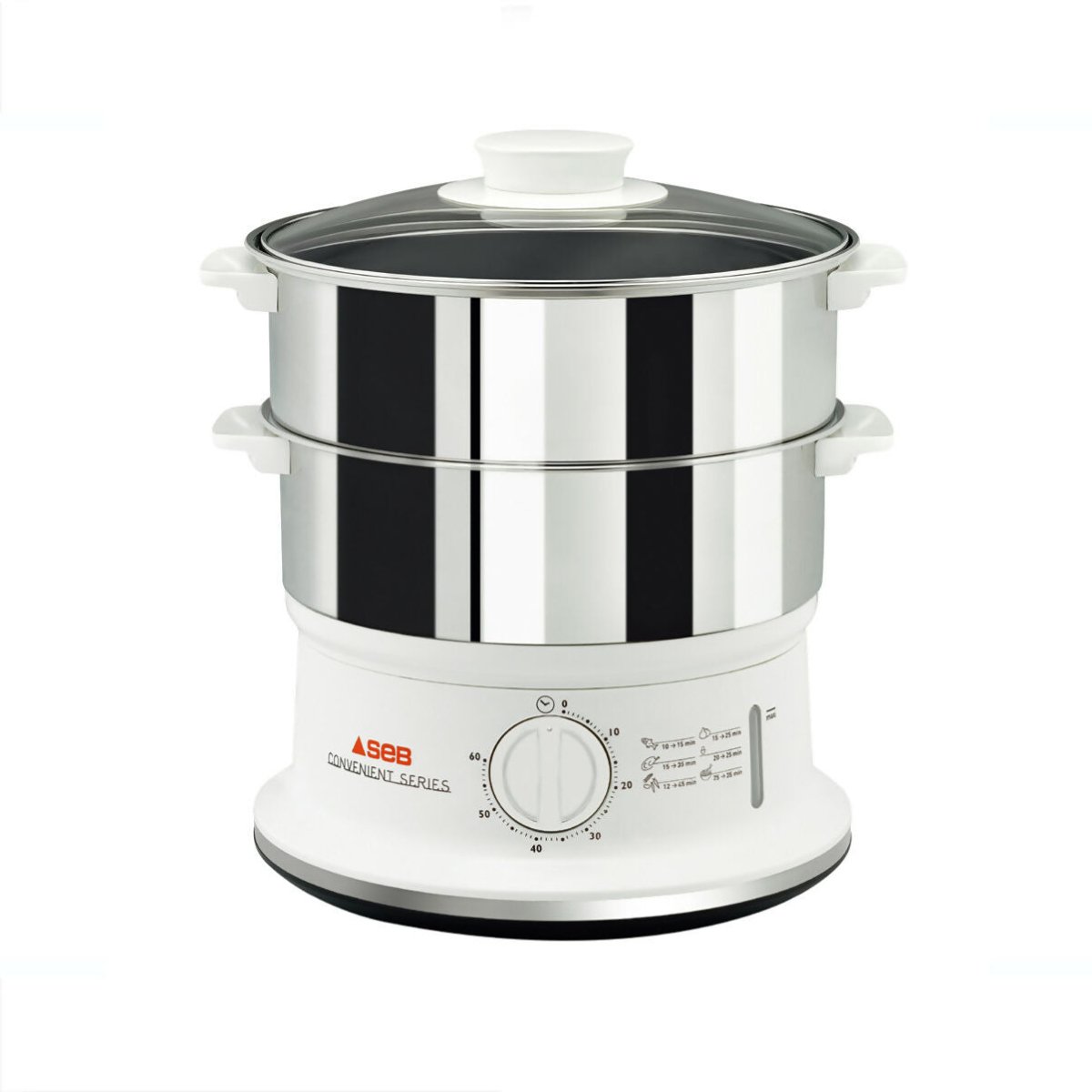 Tefal Convenient Series Stainless Steel Steamer 6L (VC1451) - Metro Singapore Departmental Store - Celebrating 69 Years in SG