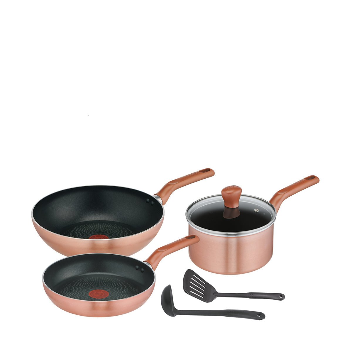 Tefal Cook & Shine Induction 6pc Cookware Set IH G808S6 - Metro Singapore Departmental Store - Celebrating 69 Years in SG