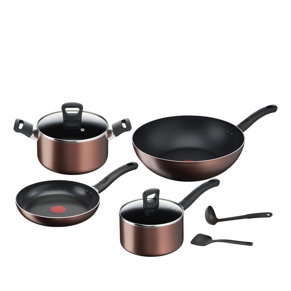 Tefal Day by Day IH 8 - pc Cookware Set (Induction) (G143S8) - Metro Singapore Departmental Store - Celebrating 69 Years in SG