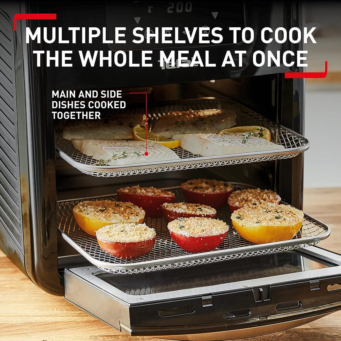 Tefal Easy Fry Air Fryer Oven & Grill with 7 Accessories 11L FW5018 - Metro Singapore Departmental Store - Celebrating 69 Years in SG