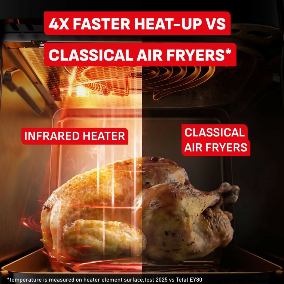 Tefal Easy Fry Far Infrared Dual Heat 7L Air Fryer (EY8328 ) - Metro Singapore Departmental Store - Celebrating 69 Years in SG