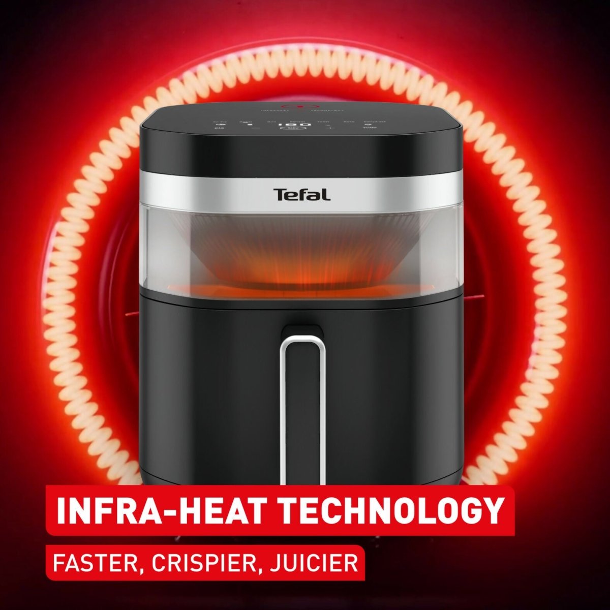 Tefal Easy Fry Far Infrared Dual Heat 7L Air Fryer (EY8328 ) - Metro Singapore Departmental Store - Celebrating 69 Years in SG