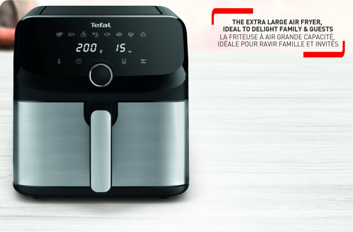 Tefal Easy Fry Mega Airfryer 7.5L (EY855) - Metro Singapore Departmental Store - Celebrating 69 Years in SG