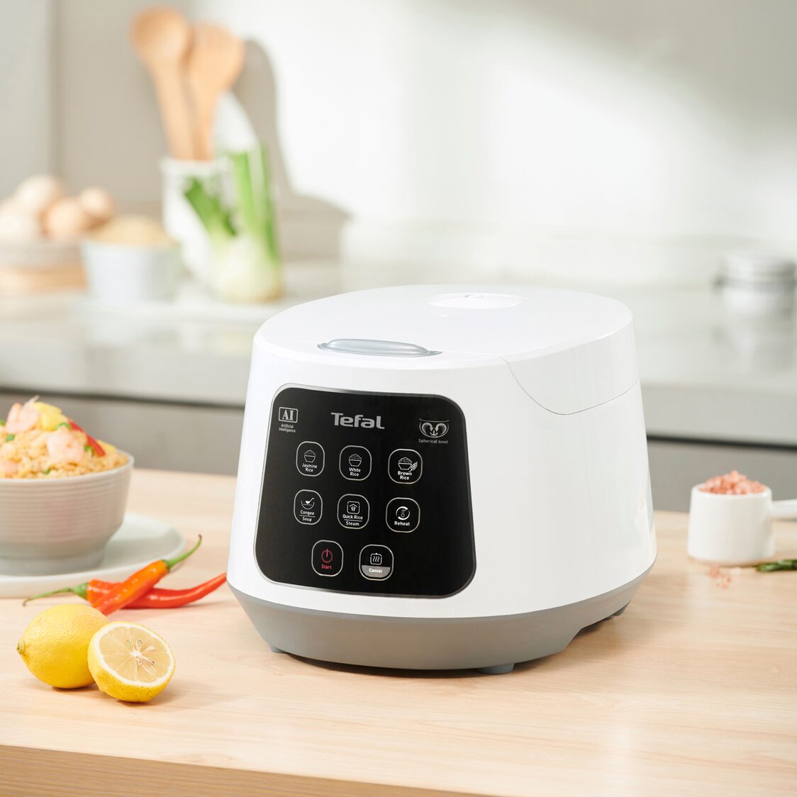 Tefal Easy Rice Compact Spherical Pot Rice Cooker 1L RK7301 - Metro Singapore Departmental Store - Celebrating 69 Years in SG